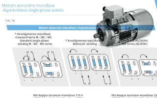 Asynchronous single-phase motors